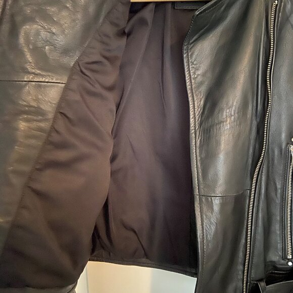 Zara Trafaluc TRF - Gernuie Leather Jacket - Women’s Medium - Picture 6 of 7